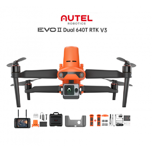 AUTEL EVO II 640T V3 RTK Drone Rugged Bundle - Autel Robotics EVO II DUAL 640T RTK V3